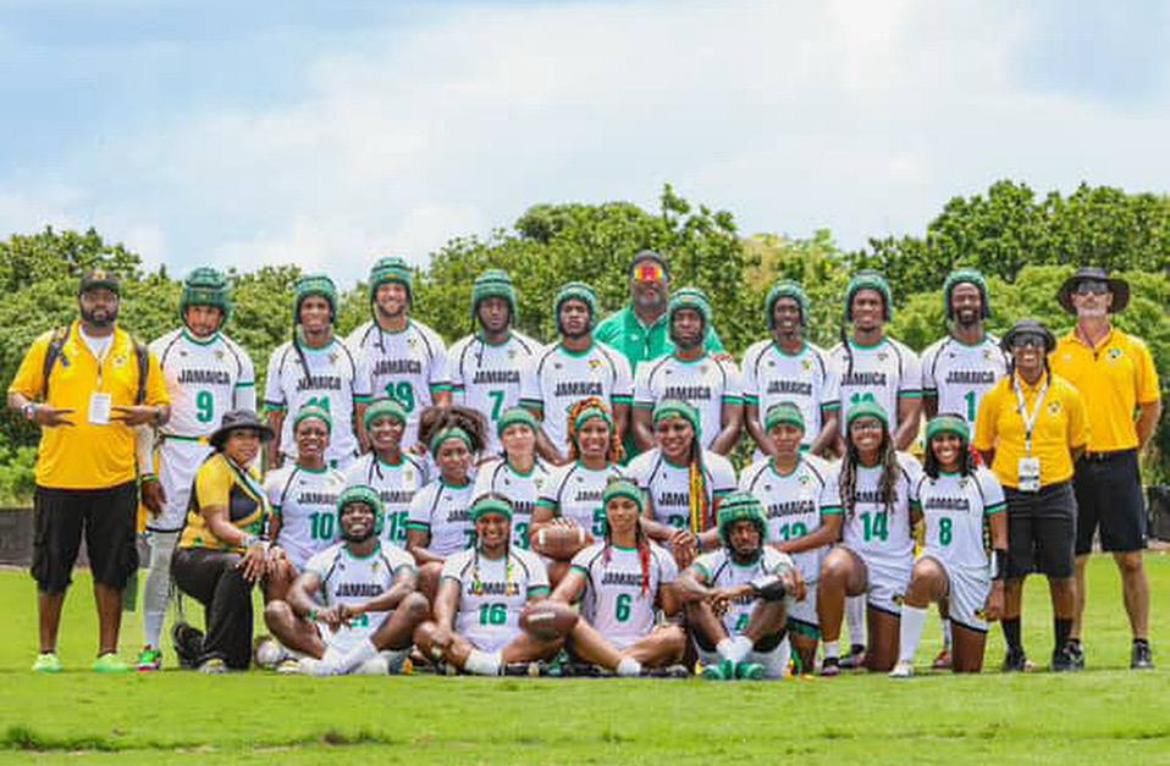 Jamaica Flag Football Team Training