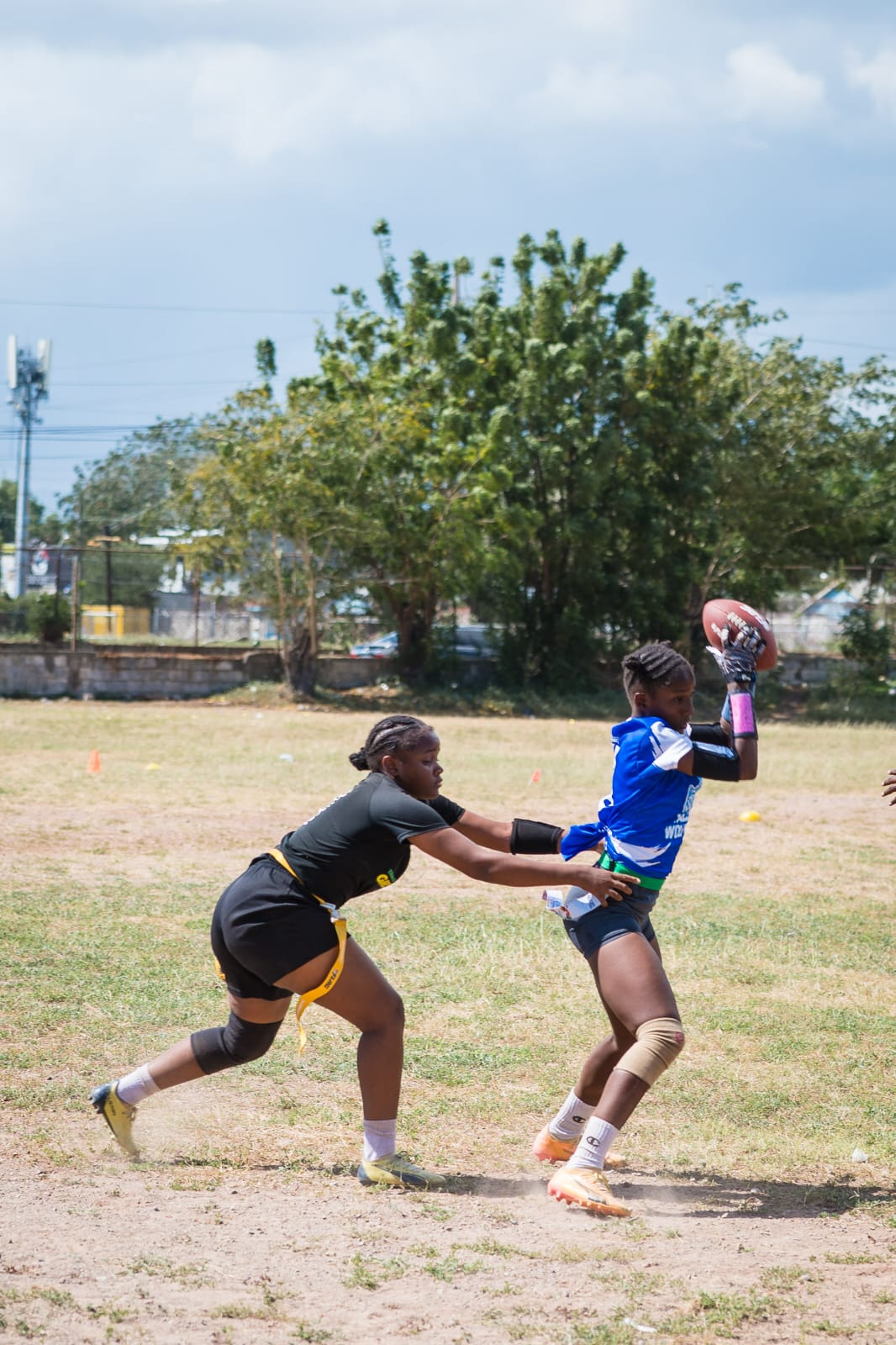 Jamaica Youth Flag Football in Action